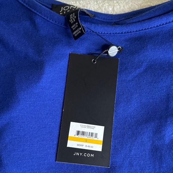 Jones New York Vibrant Blue Women's Blouse - Picture 2 of 4